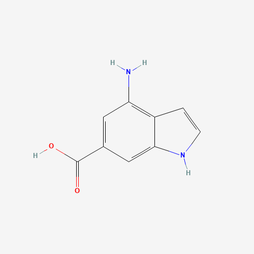 884494-67-1 4-amino-1H-indole-6-carboxylic acid chemical structure