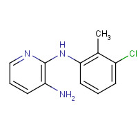 61963-95-9 2-N-(3-chloro-2-methylphenyl)pyridine-2,3-diamine chemical structure