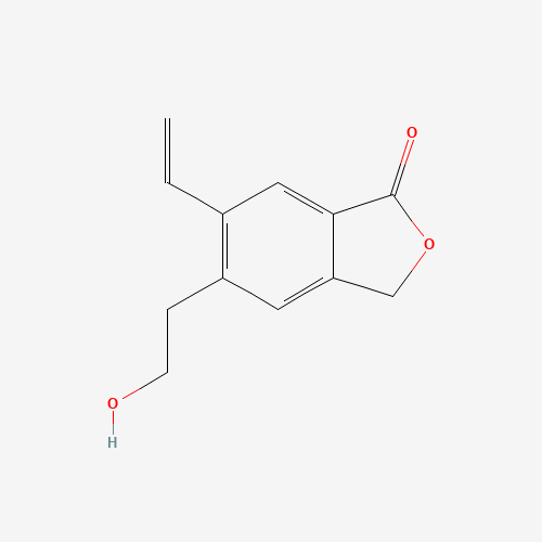 1255208-39-9 6-ethenyl-5-(2-hydroxyethyl)-3H-2-benzofuran-1-one chemical structure