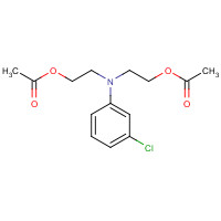 26692-46-6 2-[N-(2-acetyloxyethyl)-3-chloroanilino]ethyl acetate chemical structure
