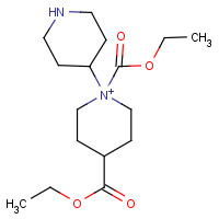 1428863-15-3 diethyl 1-piperidin-4-ylpiperidin-1-ium-1,4-dicarboxylate chemical structure
