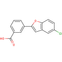 835595-05-6 3-(5-chloro-1-benzofuran-2-yl)benzoic acid chemical structure