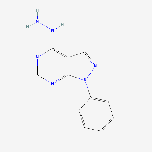 68380-54-1 (1-phenylpyrazolo[3,4-d]pyrimidin-4-yl)hydrazine chemical structure