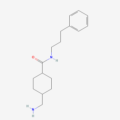 271591-81-2 4-(aminomethyl)-N-(3-phenylpropyl)cyclohexane-1-carboxamide chemical structure