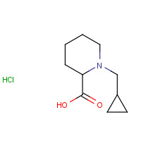 1255665-05-4 1-(cyclopropylmethyl)piperidine-2-carboxylic acid;hydrochloride chemical structure