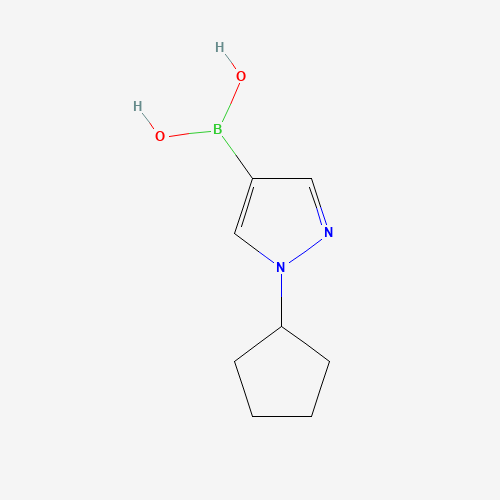 1416786-06-5 (1-cyclopentylpyrazol-4-yl)boronic acid chemical structure
