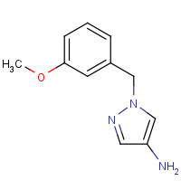 957261-62-0 1-[(3-methoxyphenyl)methyl]pyrazol-4-amine chemical structure