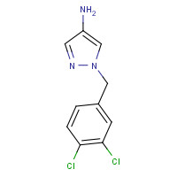 895929-62-1 1-[(3,4-dichlorophenyl)methyl]pyrazol-4-amine chemical structure