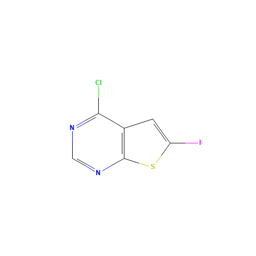 552295-08-6 4-chloro-6-iodothieno[2,3-d]pyrimidine chemical structure