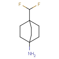 1245643-16-6 1-(difluoromethyl)bicyclo[2.2.2]octan-4-amine chemical structure