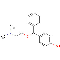 4258-28-0 4-[2-(dimethylamino)ethoxy-phenylmethyl]phenol chemical structure