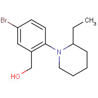 1229608-67-6 [5-bromo-2-(2-ethylpiperidin-1-yl)phenyl]methanol chemical structure