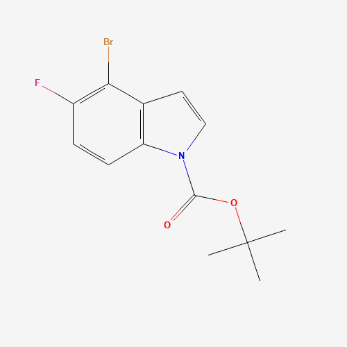 1191028-52-0 tert-butyl 4-bromo-5-fluoroindole-1-carboxylate chemical structure
