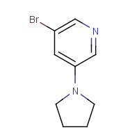 944718-19-8 3-bromo-5-pyrrolidin-1-ylpyridine chemical structure
