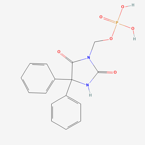93390-81-9 (2,5-dioxo-4,4-diphenylimidazolidin-1-yl)methyl dihydrogen phosphate chemical structure