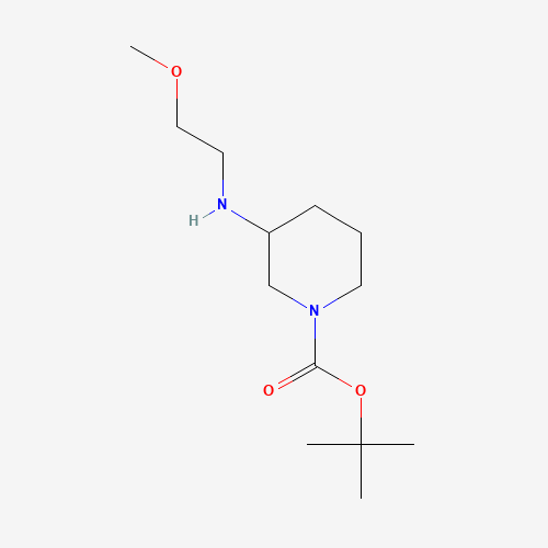 887588-09-2 tert-butyl 3-(2-methoxyethylamino)piperidine-1-carboxylate chemical structure
