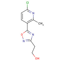 1093880-08-0 2-[5-(6-chloro-2-methylpyridin-3-yl)-1,2,4-oxadiazol-3-yl]ethanol chemical structure