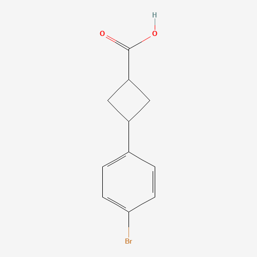 149506-16-1 3-(4-bromophenyl)cyclobutane-1-carboxylic acid chemical structure