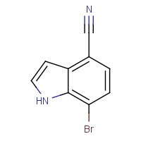 1258959-58-8 7-bromo-1H-indole-4-carbonitrile chemical structure