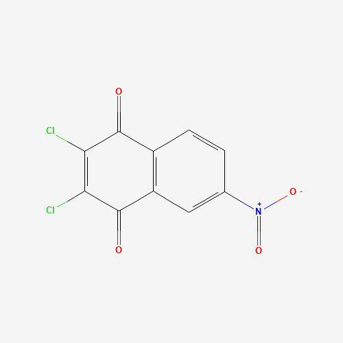 29284-76-2 2,3-dichloro-6-nitronaphthalene-1,4-dione chemical structure