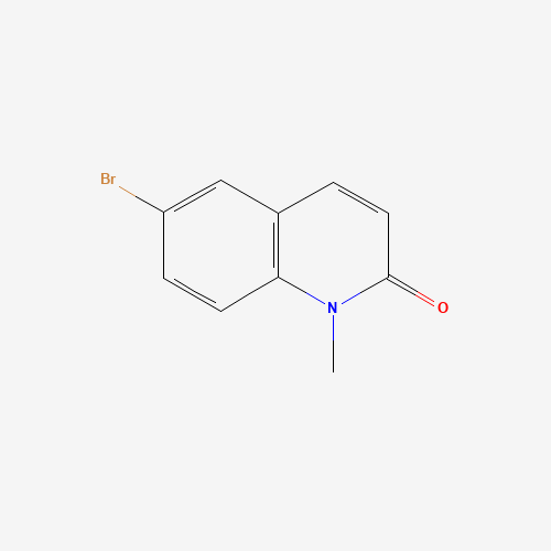 16717-25-2 6-bromo-1-methylquinolin-2-one chemical structure