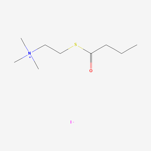 1866-16-6 2-butanoylsulfanylethyl(trimethyl)azanium;iodide chemical structure