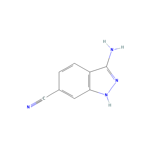 267413-32-1 3-amino-1H-indazole-6-carbonitrile chemical structure