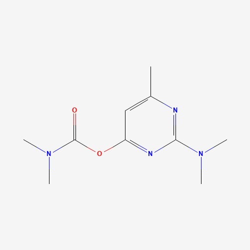 23103-97-1 [2-(dimethylamino)-6-methylpyrimidin-4-yl] N,N-dimethylcarbamate chemical structure