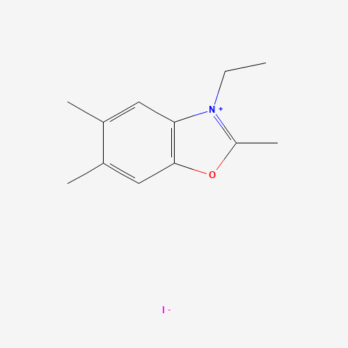 62509-87-9 3-ethyl-2,5,6-trimethyl-1,3-benzoxazol-3-ium;iodide chemical structure