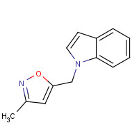 528593-71-7 5-(indol-1-ylmethyl)-3-methyl-1,2-oxazole chemical structure