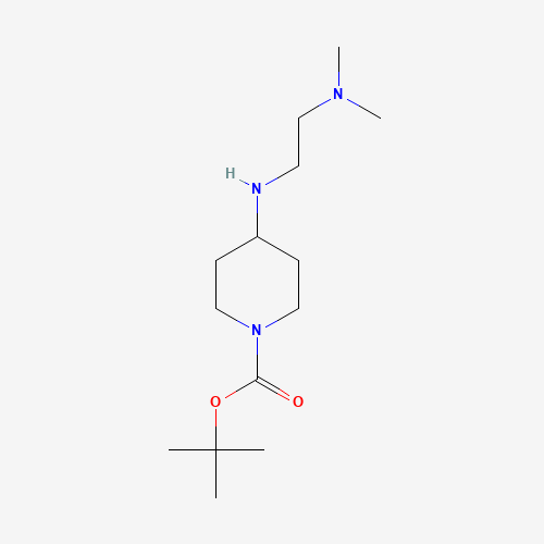 887588-43-4 tert-butyl 4-[2-(dimethylamino)ethylamino]piperidine-1-carboxylate chemical structure