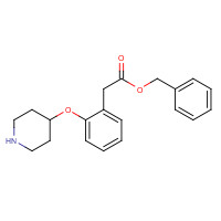 1443208-24-9 benzyl 2-(2-piperidin-4-yloxyphenyl)acetate chemical structure