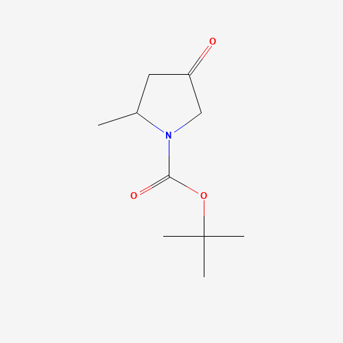 362706-25-0 tert-butyl 2-methyl-4-oxopyrrolidine-1-carboxylate chemical structure