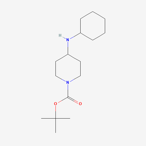 206274-13-7 tert-butyl 4-(cyclohexylamino)piperidine-1-carboxylate chemical structure
