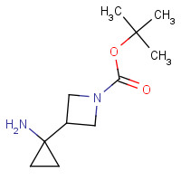 1352012-69-1 tert-butyl 3-(1-aminocyclopropyl)azetidine-1-carboxylate chemical structure