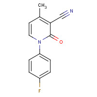 1267968-10-4 1-(4-fluorophenyl)-4-methyl-2-oxopyridine-3-carbonitrile chemical structure