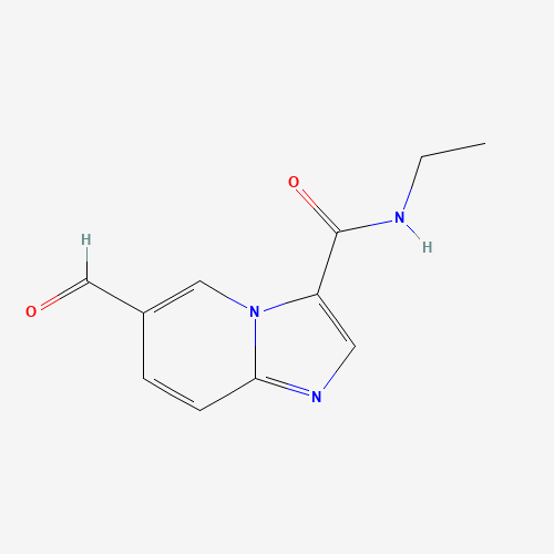1004550-12-2 N-ethyl-6-formylimidazo[1,2-a]pyridine-3-carboxamide chemical structure
