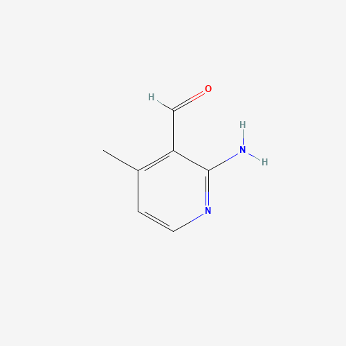 54856-60-9 2-amino-4-methylpyridine-3-carbaldehyde chemical structure