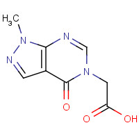 923138-37-8 2-(1-methyl-4-oxopyrazolo[3,4-d]pyrimidin-5-yl)acetic acid chemical structure