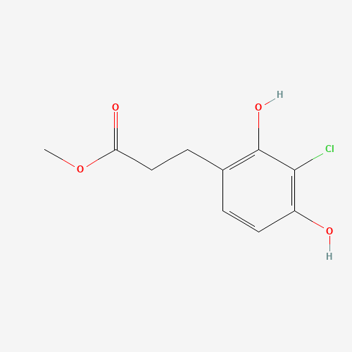 876746-33-7 methyl 3-(3-chloro-2,4-dihydroxyphenyl)propanoate chemical structure