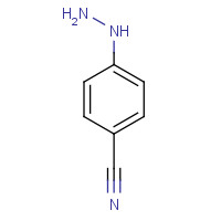 17672-27-4 4-hydrazinylbenzonitrile chemical structure