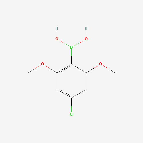 1067228-90-3 (4-chloro-2,6-dimethoxyphenyl)boronic acid chemical structure