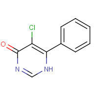 20551-30-8 5-chloro-6-phenyl-1H-pyrimidin-4-one chemical structure