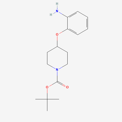 690632-14-5 tert-butyl 4-(2-aminophenoxy)piperidine-1-carboxylate chemical structure