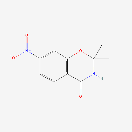 1110662-18-4 2,2-dimethyl-7-nitro-3H-1,3-benzoxazin-4-one chemical structure