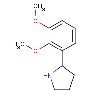 383127-41-1 2-(2,3-dimethoxyphenyl)pyrrolidine chemical structure
