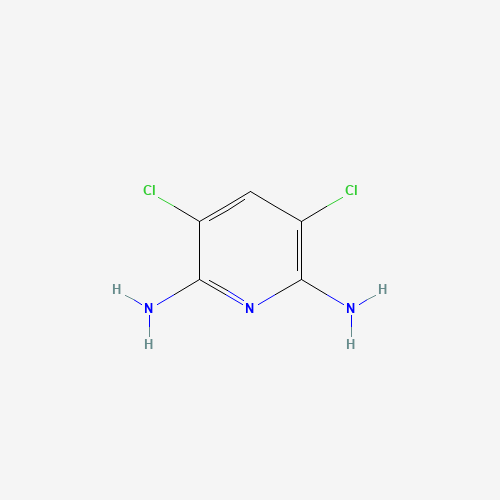76942-19-3 3,5-dichloropyridine-2,6-diamine chemical structure