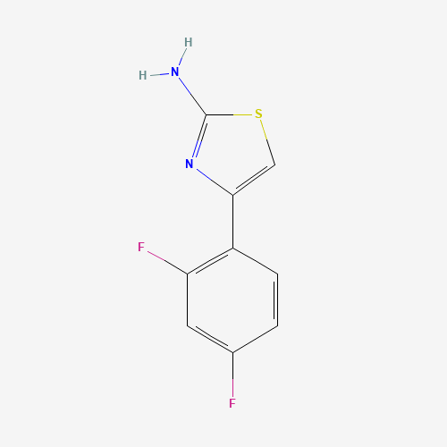 105512-80-9 4-(2,4-difluorophenyl)-1,3-thiazol-2-amine chemical structure