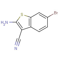 1243440-56-3 2-amino-6-bromo-1-benzothiophene-3-carbonitrile chemical structure
