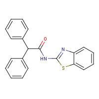 303195-00-8 N-(1,3-benzothiazol-2-yl)-2,2-diphenylacetamide chemical structure